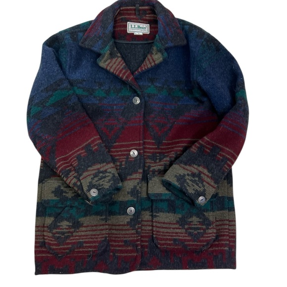 L.L. Bean Multicolor Patterned Jacket - Picture 3 of 14